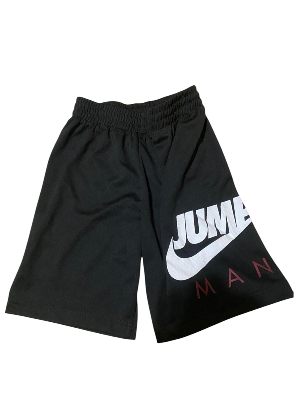 NIKE JORDAN Jumpman Athletic Shorts Black/White Youth Size 8-10 yrs New